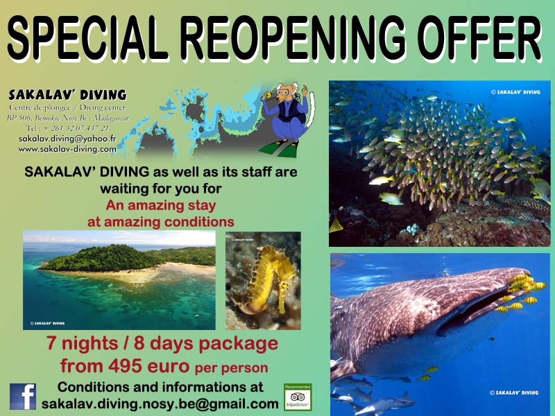 special offer diving group in Nosy Be